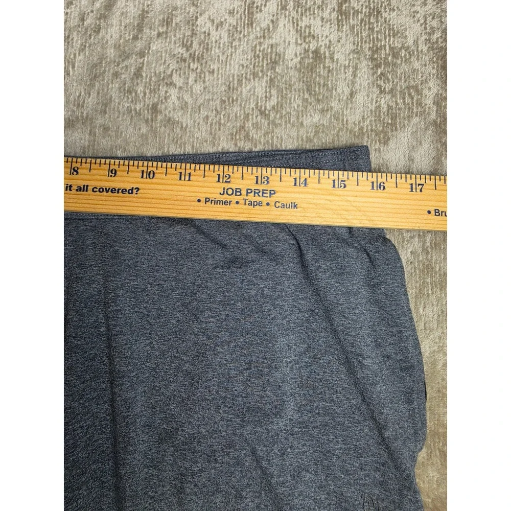 Balance Collection Mens Athletic Shorts Gray Heather Gym Workout Training Large